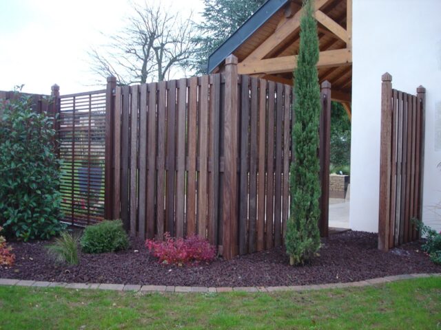 brises vues panneaux bois treillage Actisud Paysage paysagiste Dijon